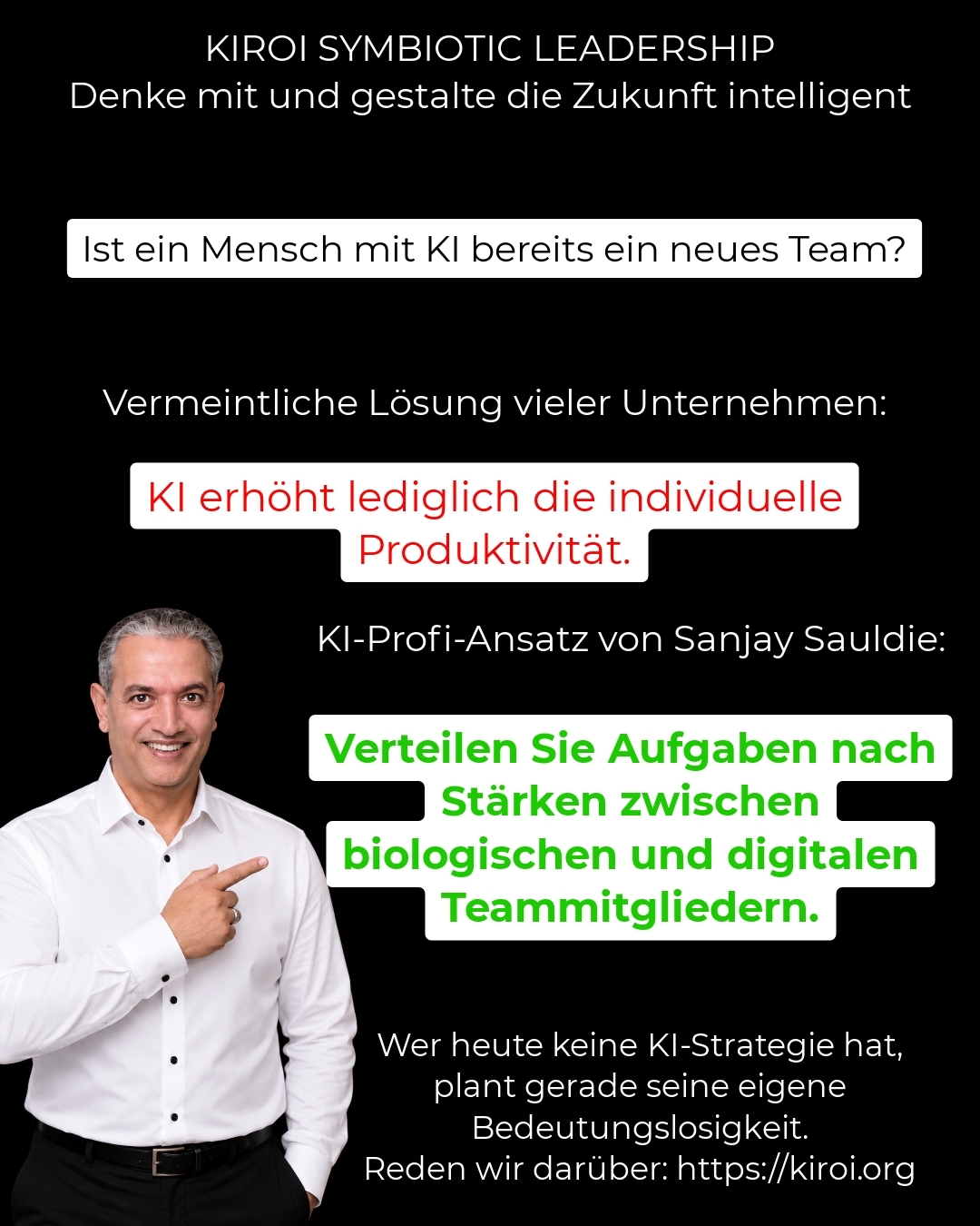 „Ist ein Mensch mit KI bereits ein neues Team? – Warum smarte Leader jetzt die Spielregeln der Zusammenarbeit neu definieren müssen“ 4.5 (722)