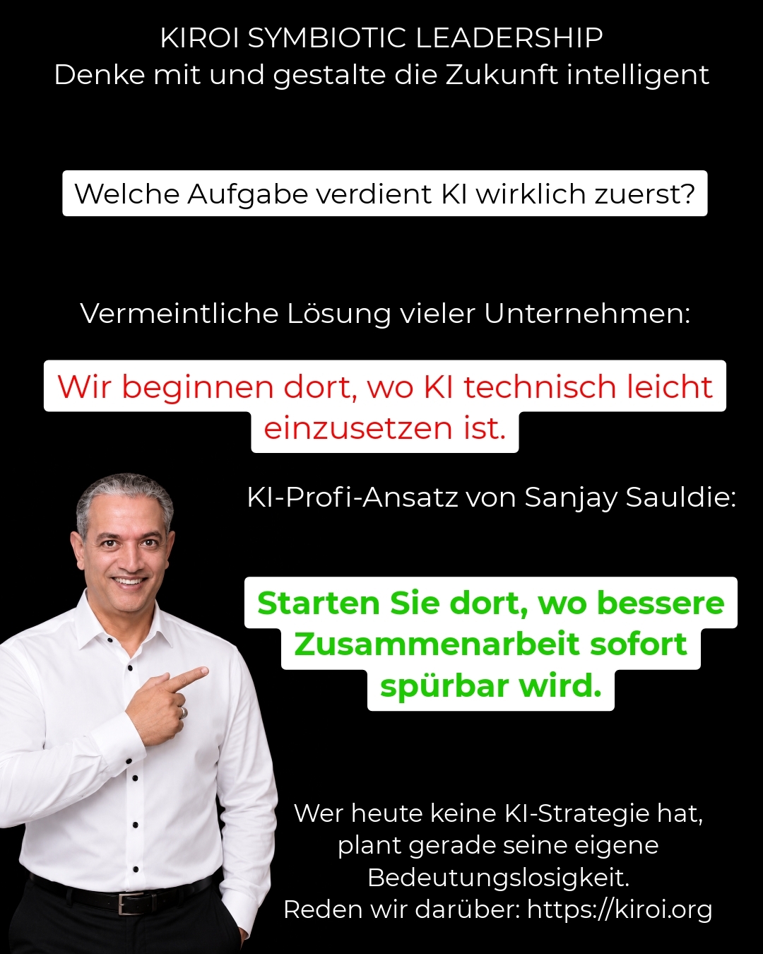 „Welche Aufgabe verdient KI wirklich zuerst? Die 7 strategischen Prioritäten, mit denen Entscheider jetzt Wettbewerbsvorteile sichern“ 4.7 (410)